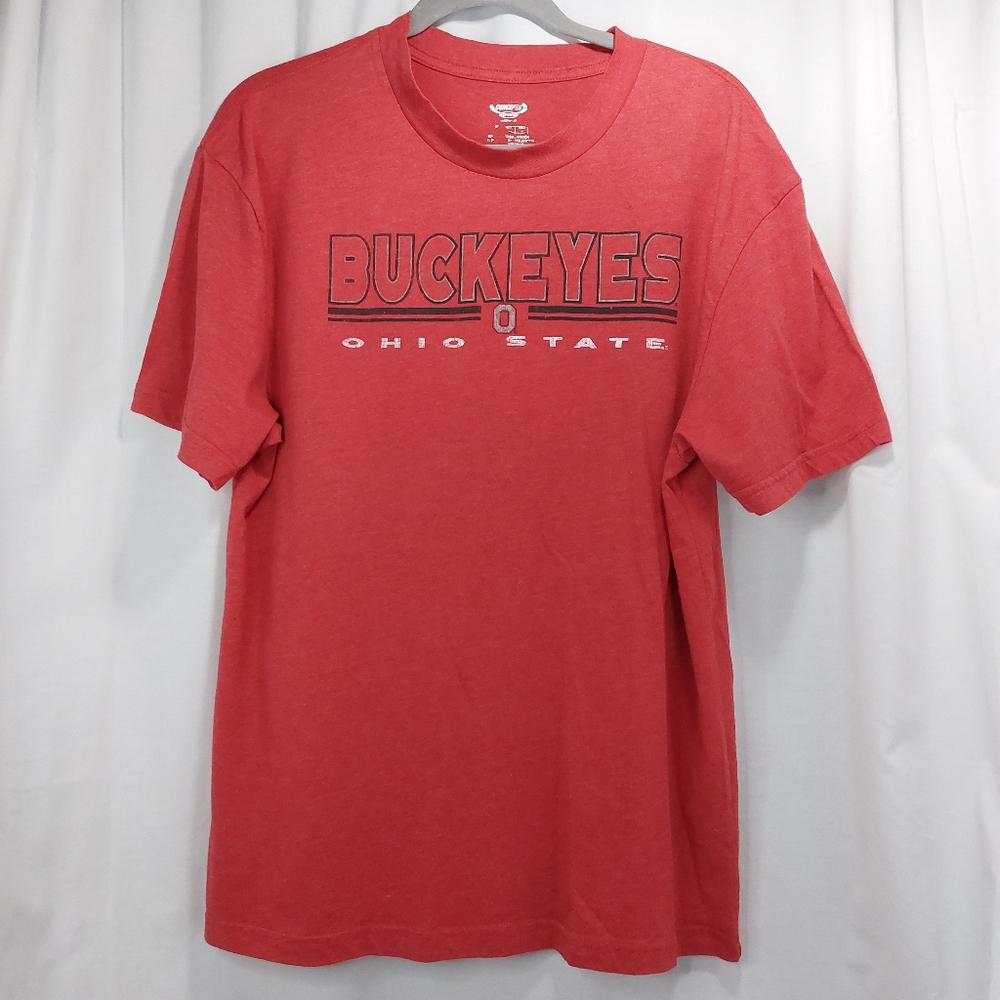 Ohio State‎ Buckeyes Concepts Sports Red T Shirt Size Large Short Sleeve